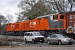 Rebuilt GE's power a work train